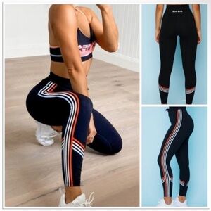 Sarah’s Day x White Fox Boutique Black Rally Leggings Size Small
